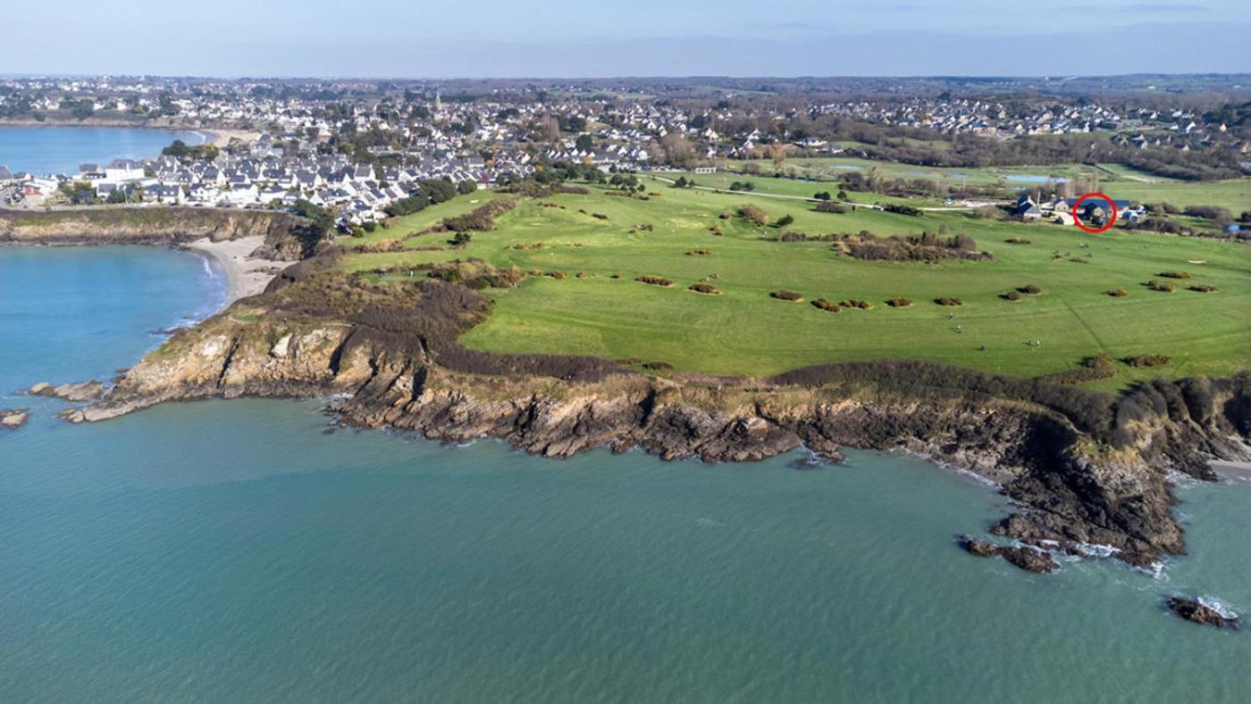 La Ferme Du Golf, Gite Atypique Et Artistique Lancieux Esterno foto